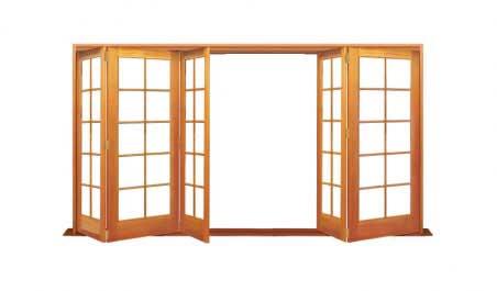 10 light: five door bifold - 3 one way 2  the other