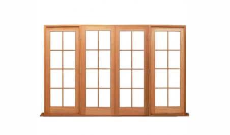 8 light: 2 doors + 2 fixtures on sides