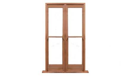 2 light double hung: twin unit