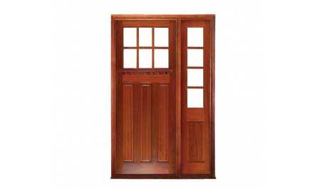 ashgrove: single door + sidelight on right