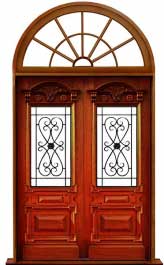 chateau iron: double door