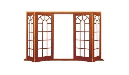conservatory: four door bifold - 2 left + 2 right