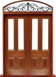 glazed cricket bat: double door