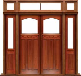 federation archtop: door in frame