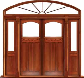 federation archtop: door in frame