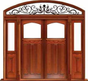 federation archtop: door in frame