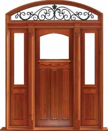 federation archtop: door in frame