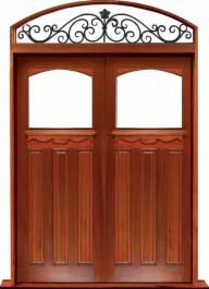 federation archtop: door in frame