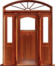 federation archtop: door in frame