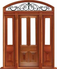 glazed cricket bat: double door