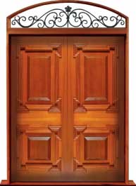 madrid: door in frame