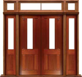 paddington: double door +  two sidelights