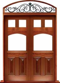 queen anne: double door