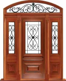 sovereign iron: double door + sidelight on left