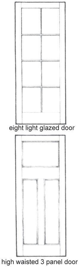 Inter war period internal doors